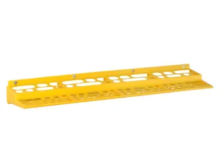 gereedschapshouder,v. perfoplaat,HxBxD 68x610x150mm,geel,PP - 1