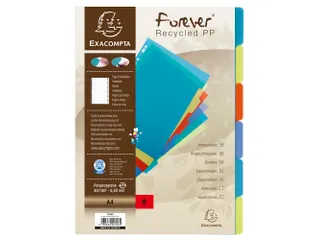 Tabbladen PP FOREVER A4 6 tabs ass - 5