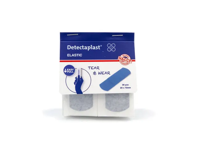 Pansement Detectaplast Tear & Wear textile élastique 25x72mm