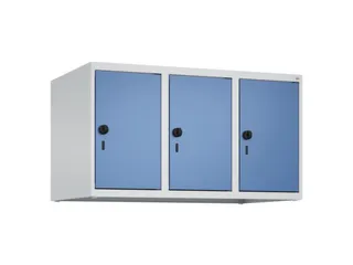 opzetkast,v. locker,3vak.,vak B 300mm,HxBxD 500x900x500mm,vleugeldeur - 1