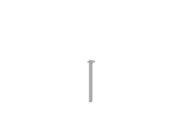 steunvoet,HxBxD 705x40x40mm,staal,aluminium-zilver