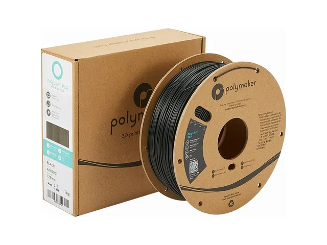 3d Filament PolyLite PLA 1,75mm Zwart 5kg