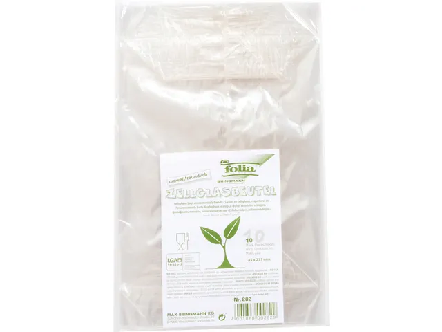 Cellofaanzak Folia 95x160mm 10 stuks transparant