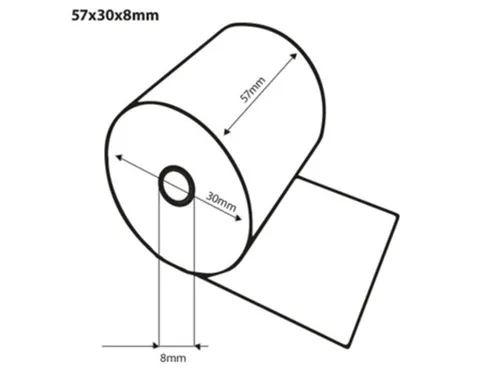 Kassarol Quantore 57x30x8mm kern Thermisch