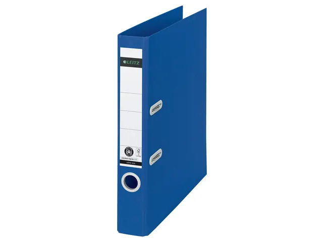 Classeur à levier Leitz 180° Recycle A4 55mm carton bleu