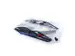 Trousse Foldersys A4 EVA transp sans PVC 4 comp fermeture éclair noir