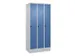 locker voor scheiding van kleding,HxBxD 1950x900x500mm,3vak