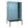 locker met bank,HxBxD 2120x1200x815mm,4vak,vak B 300mm,draaigrendel