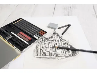 Tekenset Eberhard Faber Artist Color bliketui 16 stuks - 5