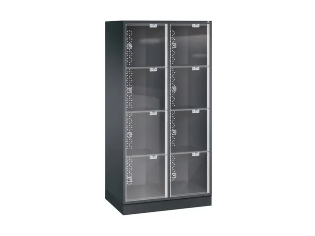 grootvolume-lockersysteem,HxBxD 1750x820x500mm,2x4vakken,cil.-slot