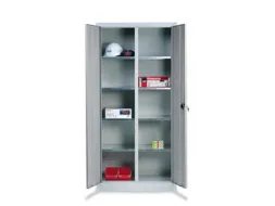 universele kast,RAL 7035,HxBxD 1950x930x500mm,2x4legborden