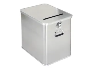 Dossierafvalbak 120 Liter Aluminium 650x535x435mm Inworpsleuf - 1