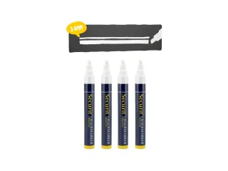 Krijtstift Securit Sma-510 Schuin 2-6mm Wit 4 Stuks - 3