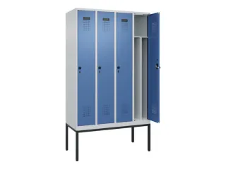 locker voor scheiding van kleding,HxBxD 2120x1200x500mm,4vak - 1
