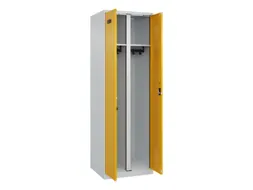 locker voor scheiding van kleding,HxBxD 1850x600x500mm,2vak