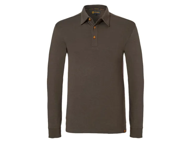 Polo à manches longues Rovince Ergoline Bamboo, vert, taille 4XL, la