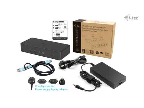 USB 3.0 / USB-C / Thunderbolt 3 Professional Dual 4K Display Docking S
