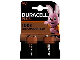 Batterij Duracell Plus 2x 9Volt - 2