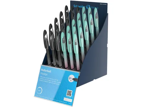 Rollerball Schneider Voyage display 30 stuks Engels