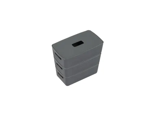 Opbergbox Kangaro 5 liter antractiet set 3 stuks inclusief deksels