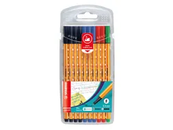 Fineliner STABILO point 88/10 Office fijn assorti etui à 10 stuks
