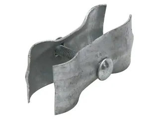 verbindingsklem,v. mobiel hek,HxBxD 51x135x87mm,staal verzinkt - 1