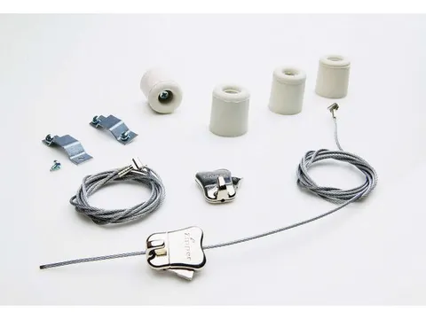 OUTLET Whitebordophangset (Wand/Plafondrail)