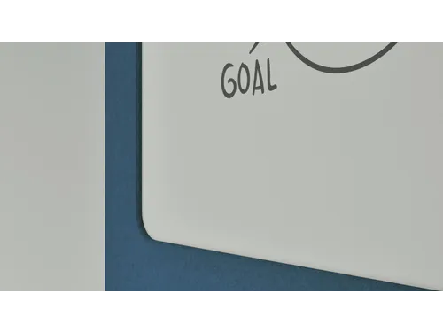 Silva verrijdbaar akoestisch whiteboard blauw 200x120cm
