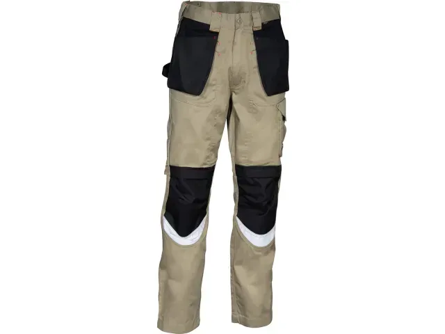 Cofra Bricklayer werkbroek, kakigroen/zwart, maat 48, per stuk