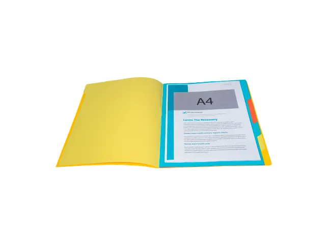 Sorteermap elastoslu iting 7 vak geel