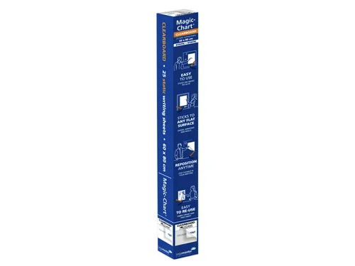 Legamaster Magic-Chart Clearboard Folie 60x80cm Transparant 25 vel