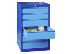 ladekast HxBxD 800x500x600mm 6laden slot RAL7035 front RAL7016