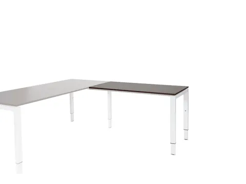 Domino Aanbouw Hoogte Verstelbaar 1200x600mm Robson Eiken 25mm Wit