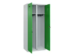locker voor scheiding van kleding,HxBxD 1850x800x500mm,2vak