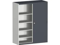 schuifdeurkast 2000x1600x650mm stalen scheidingswand Ral7035 Ral7016