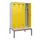 locker met bank,voor scheiding van kleding,HxBxD 2120x1200x815mm,4vak