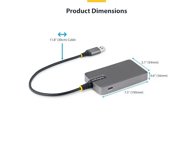 4-Poort USB-A Hub 5Gbps