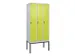 locker voor scheiding van kleding,HxBxD 2120x900x500mm,3vak