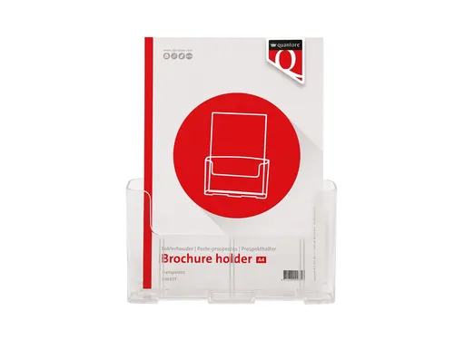 Folderhouder Quantore A4 transparant