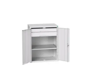 universele kast,HxBxD 1000x800x550mm,1xStalen bodem,2lade(n) - 1
