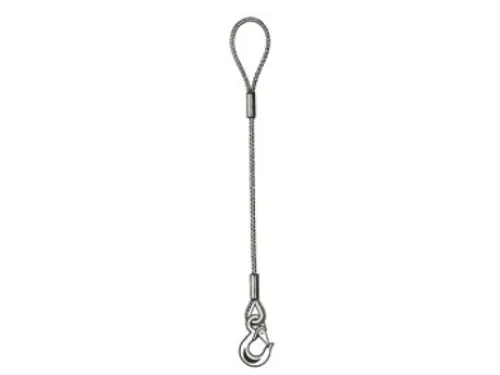 Aanslagkabel Staaldraad 20.7t Kabel Ø 16mm Lus En Veiligheidshaak