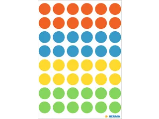 HERMA 1851 Multipurpose etiketten Rond 13mm Assorti 240 stuks - 2