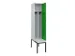locker met bank,voor scheiding van kleding,HxBxD 2120x400x815mm,1vak