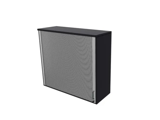 opzetkast,v. roldeurkast,HxBxD 1070x1200x445mm,roldeur,CC-zwart