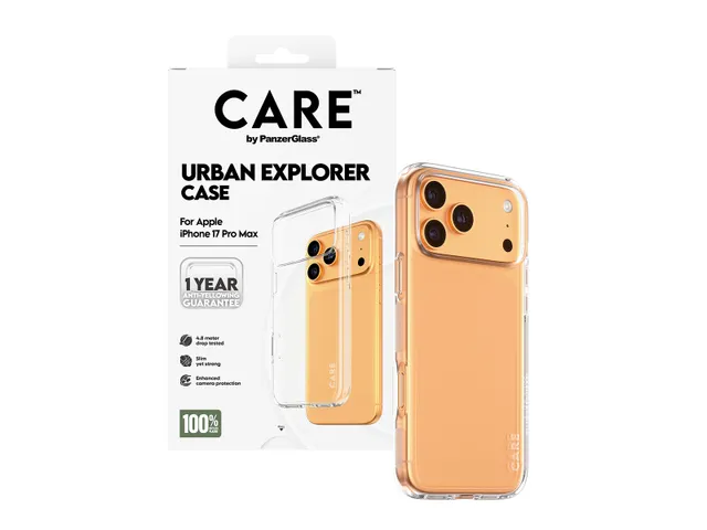 PanzerGlass CARE by Urban Explorer Case Transparent iPhone 17 Pr