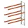 palletstelling,aanbouwveld,HxBxD 4400x3685x1100mm,vakl. 3000kg