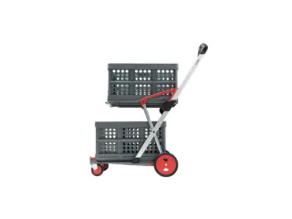 vouwbare winkelwagen,draagverm. 60kg,2etage(s),HxLxB 1025x890x550mm - 22
