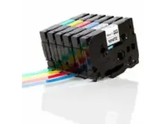 OUTLET Label Tape Brother TZE Compatible Mix Pack