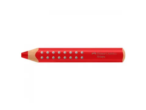 Kleurpotlood Faber-Castell Grippy XXL Jumbo Aardbeienrood