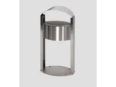 Afvalbak RVS 15 liter HxB 1200x580mm binnenbak verzinkt